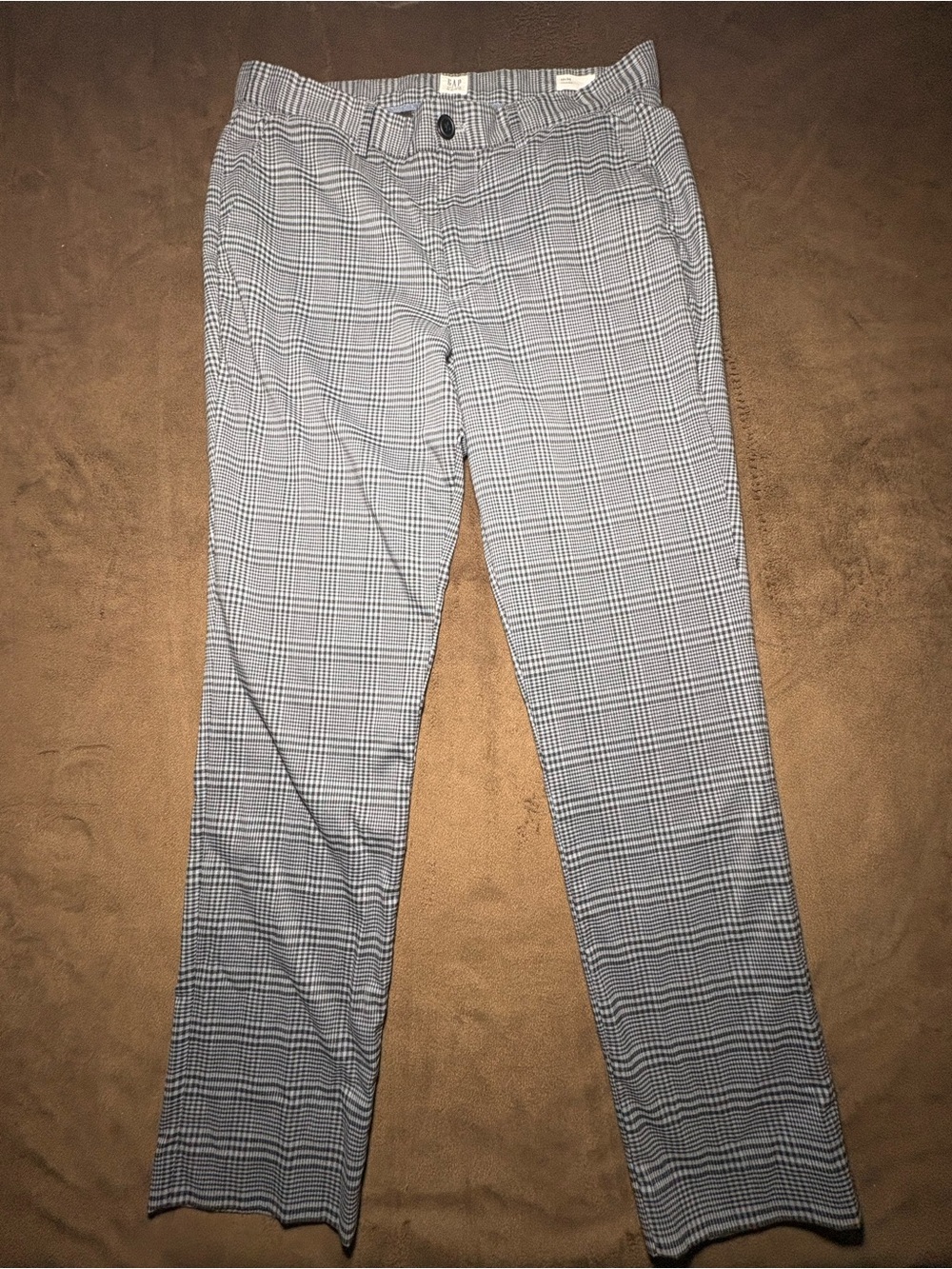 GAP Gray Plaid Dress Pants - Size 32x30 Skinny 🩶